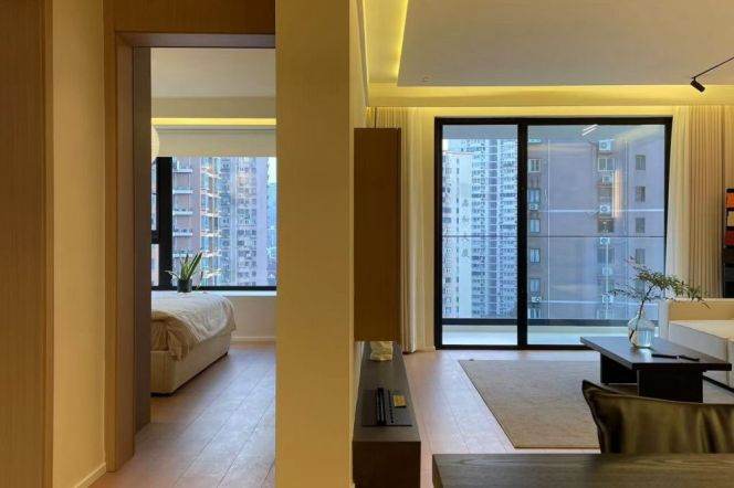 Great Compound/Spacious&Modern&Bright 2Bdrs 1Bath Apt+L14 Wu Ding Rd+Huge Balcony