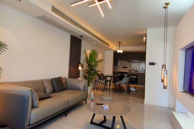 Modern 2+1br/130sqm &elevator/oven @Jiangsu Rd & Line 2/11