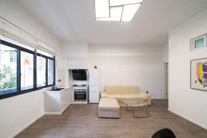 Furnished South-facing 1br w. Balcony@Shanghai Library 