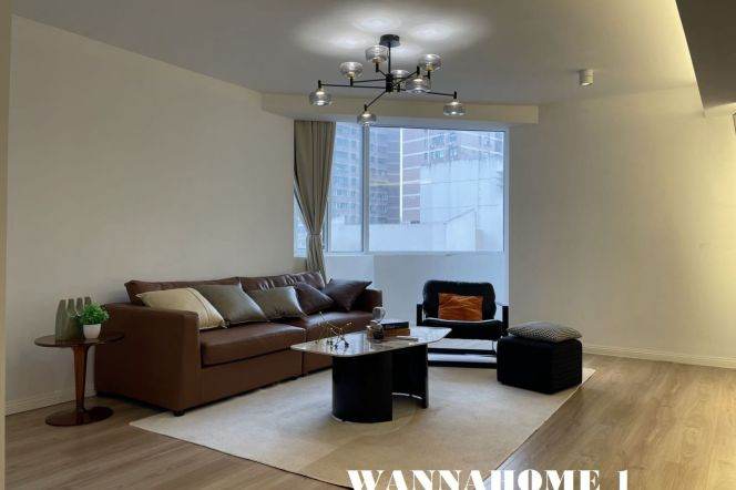 Bright&Spacious&Modern 2Bdrs 2Baths Apt+L2/3/4 Zhong Shan Park+Large Balcony