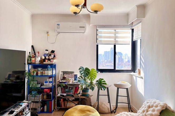 Hengshan Road,Cozy 1br 2lr,good view,Open kitchen,Shanghai Library