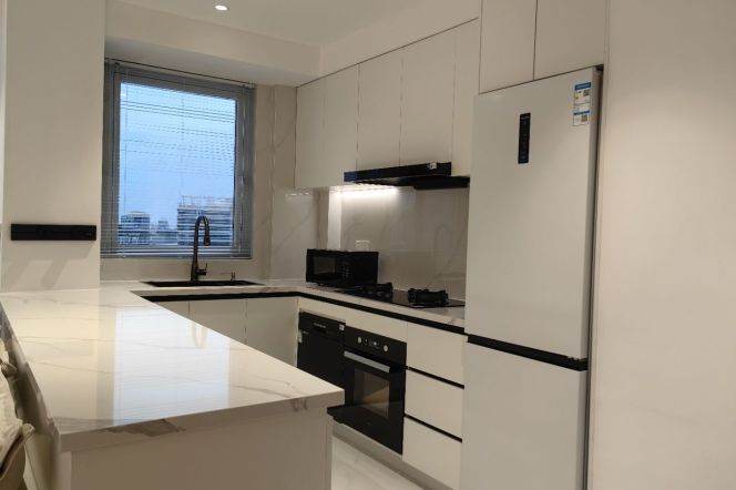 modern 2brs floor heating nice view modern furniture beside Huang pu river 23K