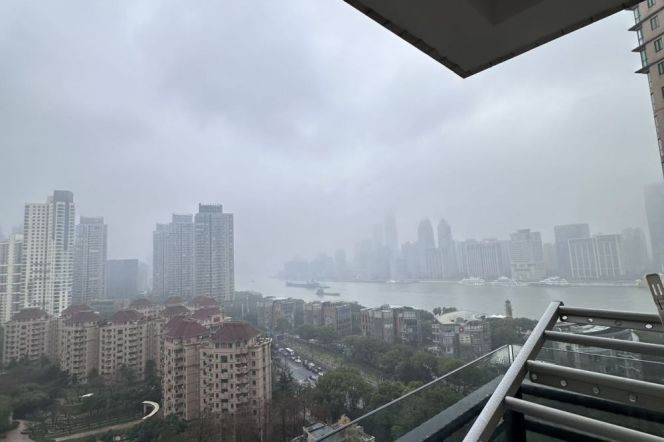 modern big duplex 5brs floor heating open balcony nice view beside Huang pu river IFC