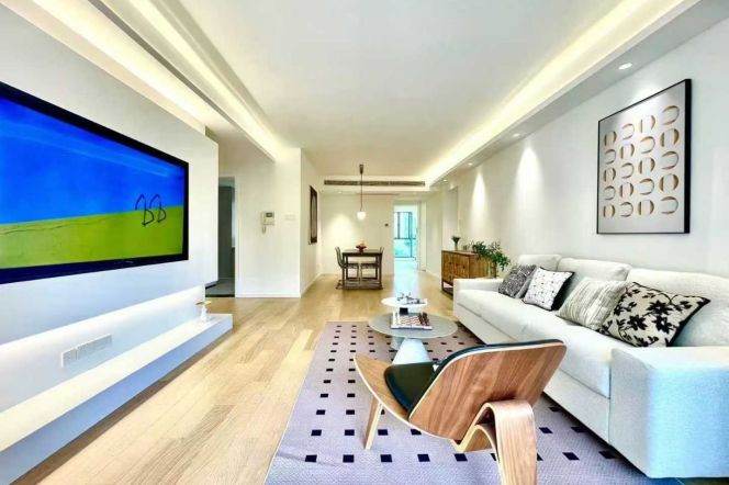 One park spacious 3br/2bt@Jing'an temple 145sqm with nice open balcony