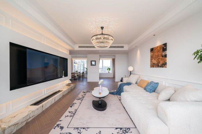 modern 4brs floor heating modern furniture nice view in Xujiahui line 1,9,11 only 36K