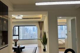 Changping Rd metro/2br2bt/central AC/floor heat/free club/tennis court/pool/dishwasher