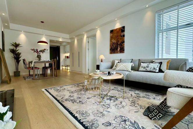 Changping Rd metro/2br2bt/central AC/floor heat/oven/dishwasher/free club/tennis court