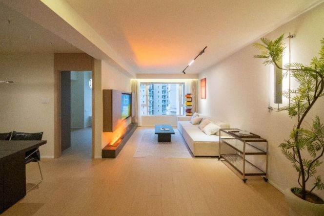 Wuding Rd metro/2br1bt/central AC/floor heat/oven/outdoor balcony