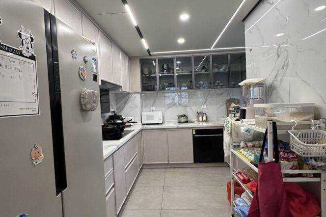 modern big duplex 5brs floor heating open balcony nice view beside Huang pu river IFC