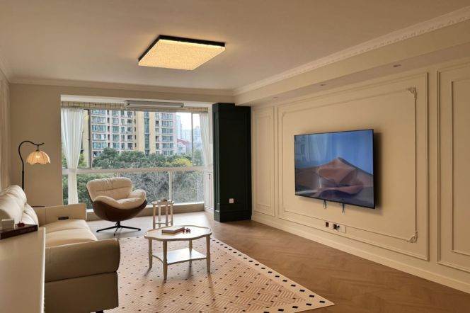 Zhongshan Park/3br2bt/central AC/floor heat/oven/club/gym/pool