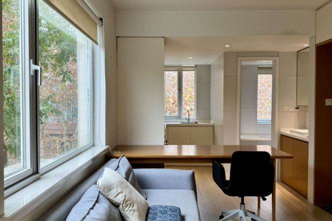 Bright 1Br w. Floor Heating&Balcony