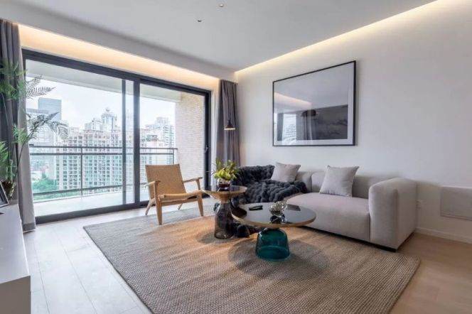 Lujiazui/3br2bt/central AC/floor heat/gym/tennis court/pool/outdoor balcony dishwasher