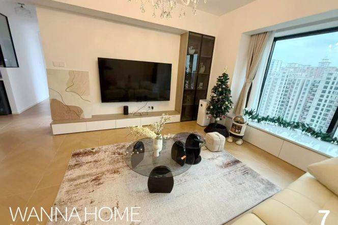 Luxury Compound/Xujiahui+Caohejing/Fantastic View/Large Storages/Heater/Cozy3br2bt