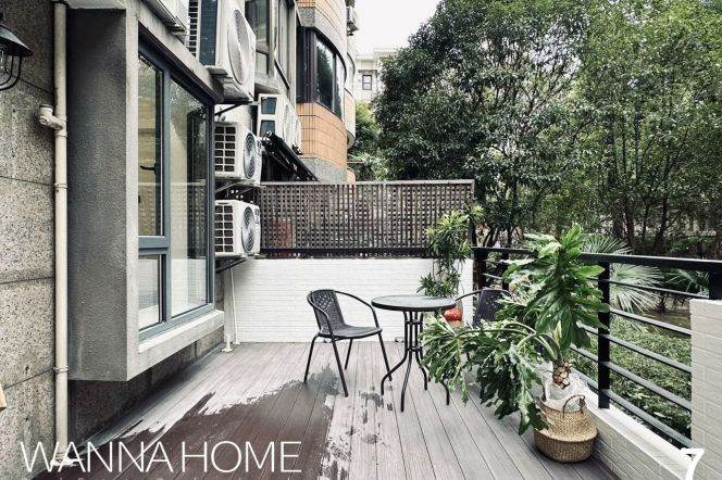 Lovely&Private Garden/Xujiahui CBD/Brand New/Large Storages/Heater/Cozy2br