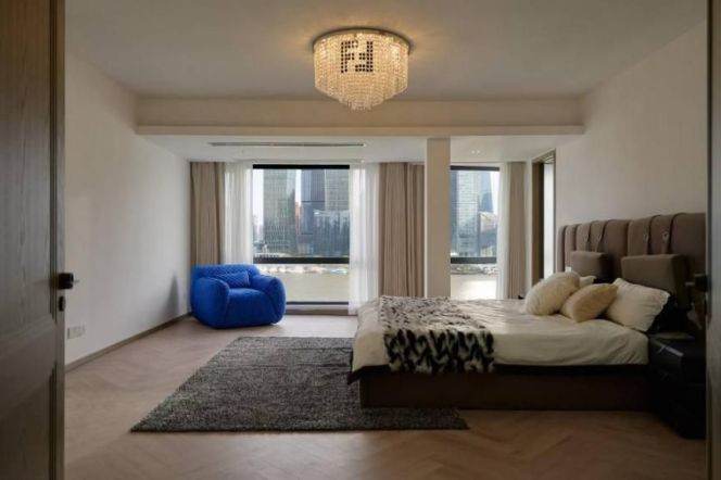 Penthouse 5br/3bt@North Bund 400sqm with large private terrace  Panoramic city view.