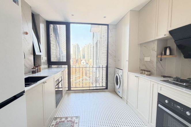 Modern 2brs with floor heating in central Xujiahui