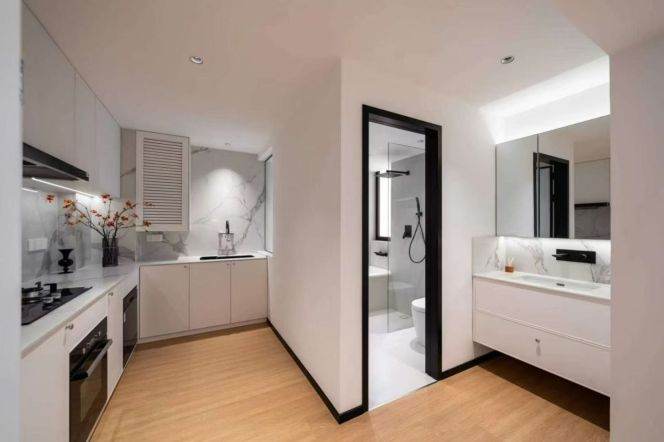 Modern 2brs with floor heating in central Zhong shan park