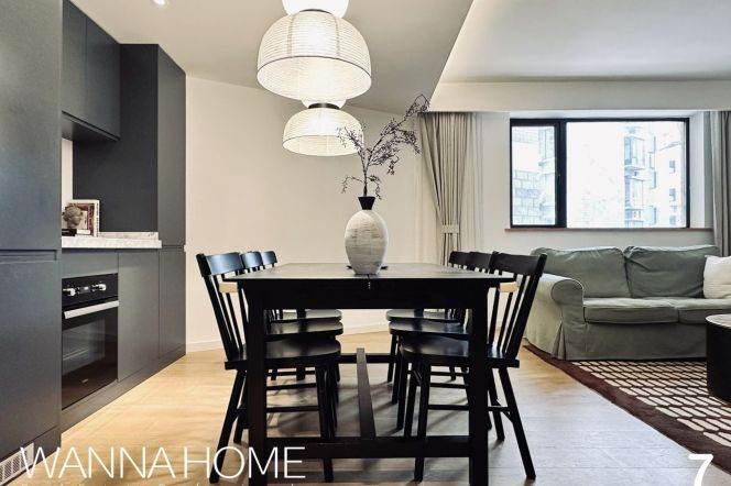 Garden Compound/Line 1/12/13 MT/Suzhou Creek/Elevator/Balcony/Bathtub/Large Storages/Cozy3+1br2bt