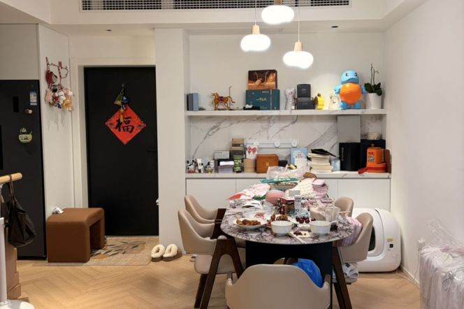 Loft-Style Residence nr Xintiandi: Rare High-Ceiling 2BR with Terrace