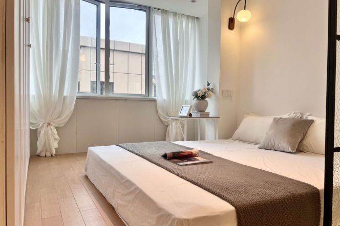 Charming 1br 1lr/elevator/central AC/Dishwasher,SH Swimming Center@L11