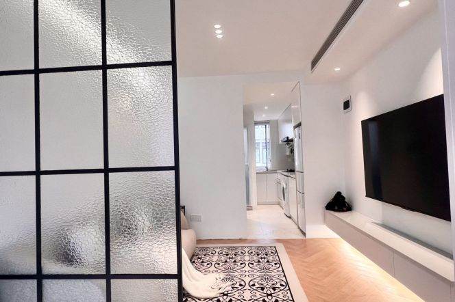 Charming 1br 1lr/elevator/central AC/Dishwasher,SH Swimming Center@L11