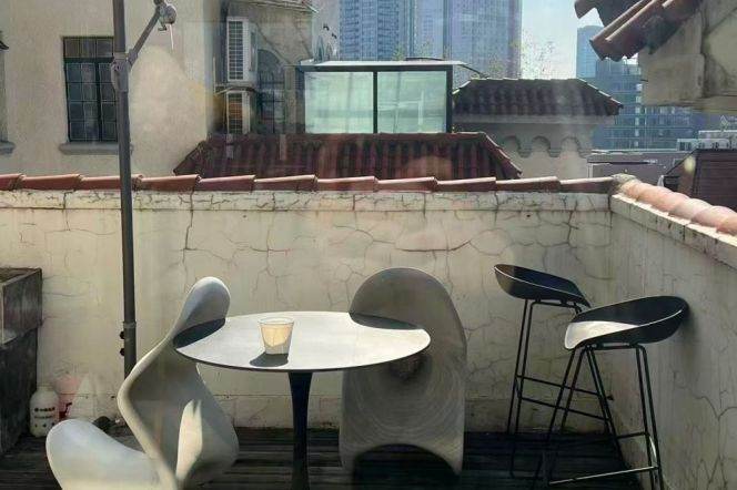 Elevator 1br with two terraces on West Nanjing Road