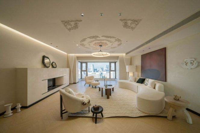 super modern 4brs floor heating brand new furniture near Huang pu river and  IFC 