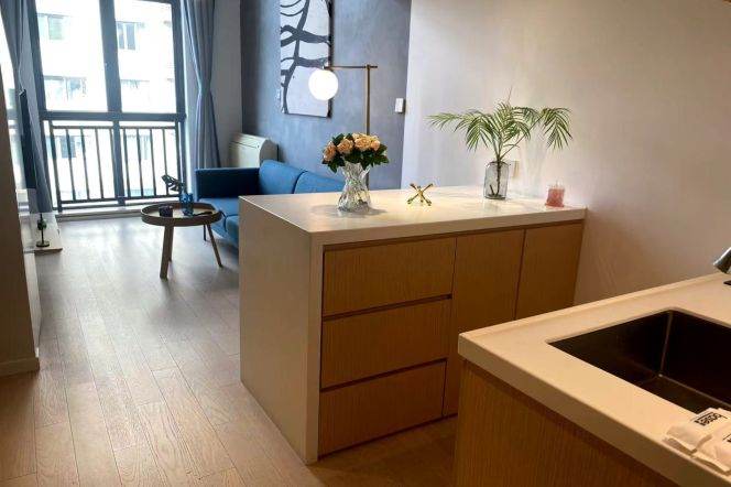 1BR 2Baths near line 9/12 Jia'shan Rd and Jiao'tong Uni can long and short term lease