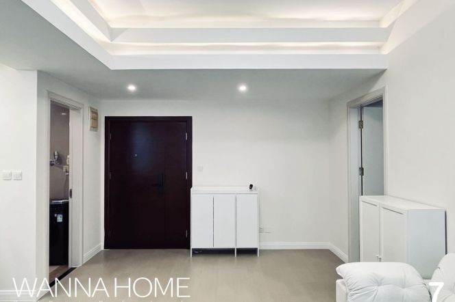 Luxury Building/Jiangsu Rd/Fantastic View/Large Storages/Cozy1br2bt