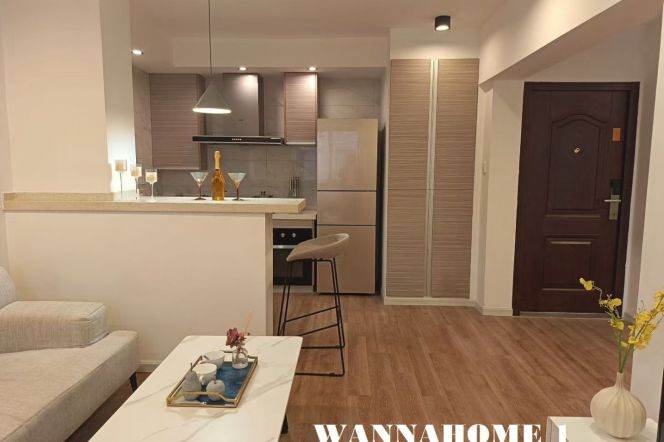 Nice Building+Spacious&Modern Elevator 1Bdr 1Bath Apt+L2/11Jiang Su Rd+Large Storage+JIng An Temple