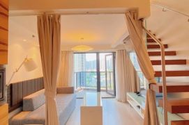 1br elevator-short-term rental available-serviced apartment-3-minute walk to Line 7-Langao Road