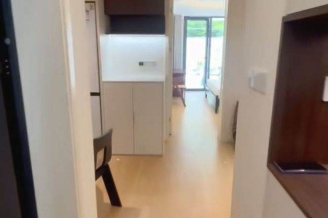 Renovated 1br apt,private yard,CA,Dishes washer,Parking,L15，Gubei