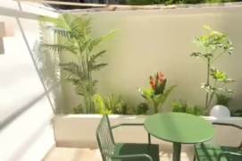 Renovated 1br apt,private yard,CA,Dishes washer,Parking,L15，Gubei