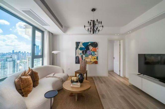 High floor 2brs/2living & balcony/heating/oven @West Nanjing Rd