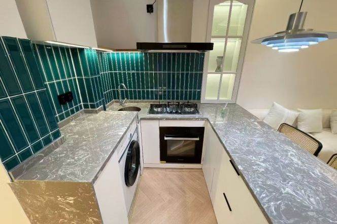 Modern 1br/2living & heating/oven @Jiangsu Rd & Line 2/11