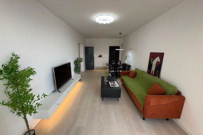 Nice 2bedrooms elevator Apt with central AC near L2/11Jiangsu Rd