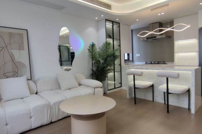 South-facing 1br w. Floor heating&Central AC Jingan Temple