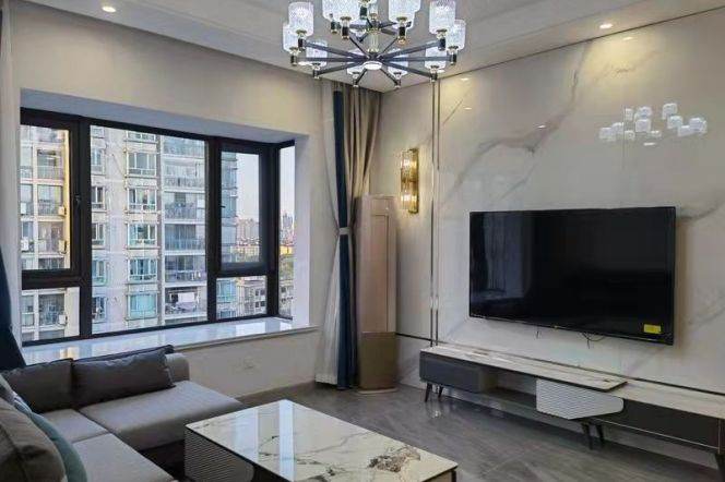 Modern 3BR 2BA Elevator Apt next to Longyang Rd Station