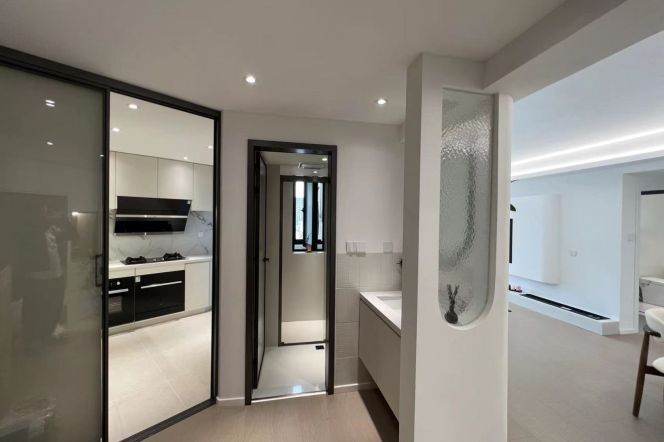 modern 2brs floor heating open balcony nice view in Xujiahui only 19K