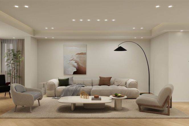 Brand new decoration 2brs with floor heating in Gubei Phase II