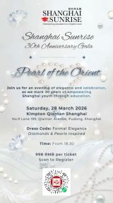 Pearl of the Orient: Shanghai Sunrise 30th Anniversary Gala
