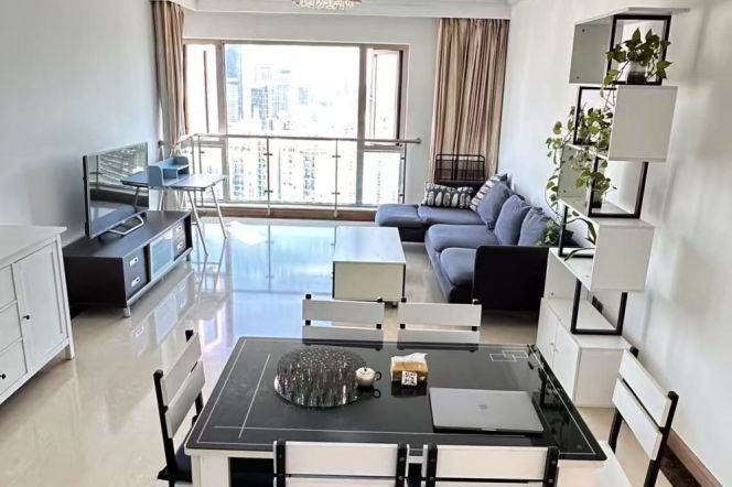 modern 2brs great river view beside Huang pu river line 9 only 19K 