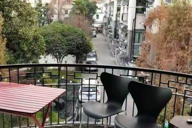 1br-external balcony-3 minutes to Line 2/7/14-Jing'an Temple