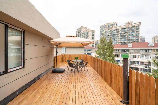 Elevator 1br-Large terrace-3 minutes to Lines 3/4/7-Zhenping Road