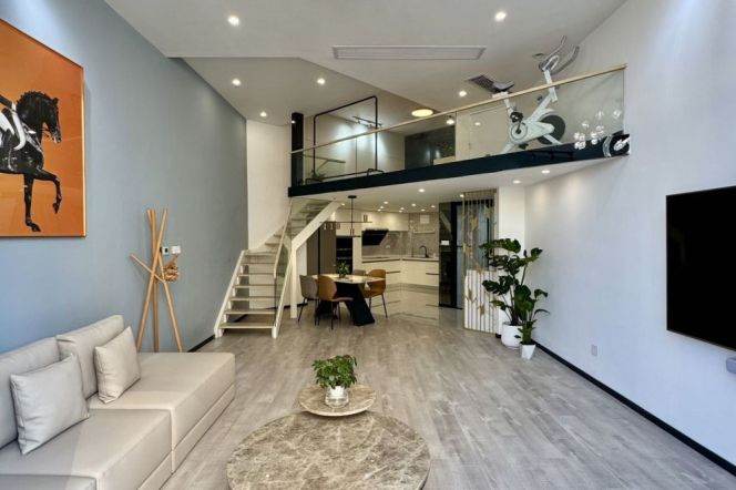 Tongji Garden -1bed Duplex style- Elevator- Special Offer @ line 7 changping road