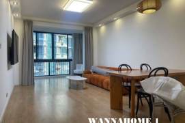 Modern&Spacious 3Bdrs 2Baths Apt+L13/14 Wu Ning Rd+Large Balcony+Nice Compound