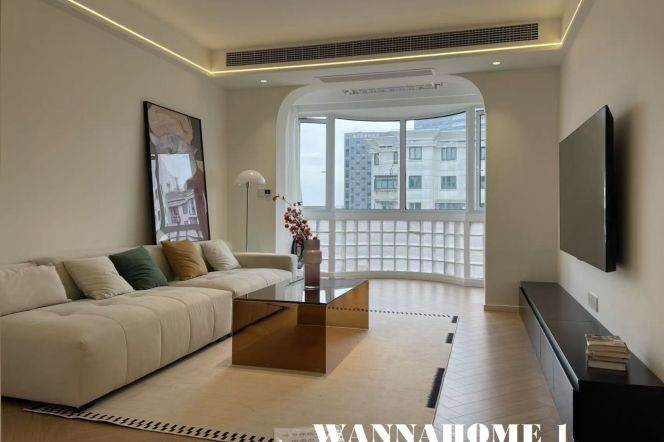 Great Compound+Modern&Spacious 2Bdrs 1Bath Apt+L2/3/4 Zhong Shan Park+Awesome View