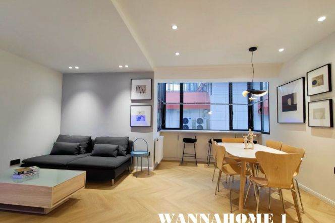 Modern&Bright&Spacious Elevator 1Bdr 1Bath Apt/Large Closet/West Nanjing Rd CBD