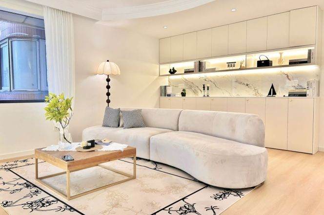 Julu rd/charming 1br 1lr/all bright room/green view,South Shaanxi rd@L10/12/1