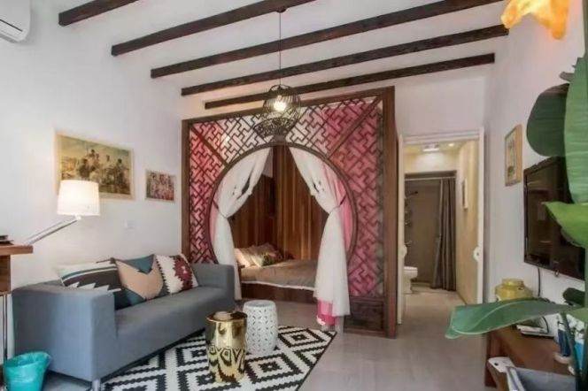 Nice yard 1Br/1Lr/1Bt apt nr South shanxi rd,M1/9/10/12